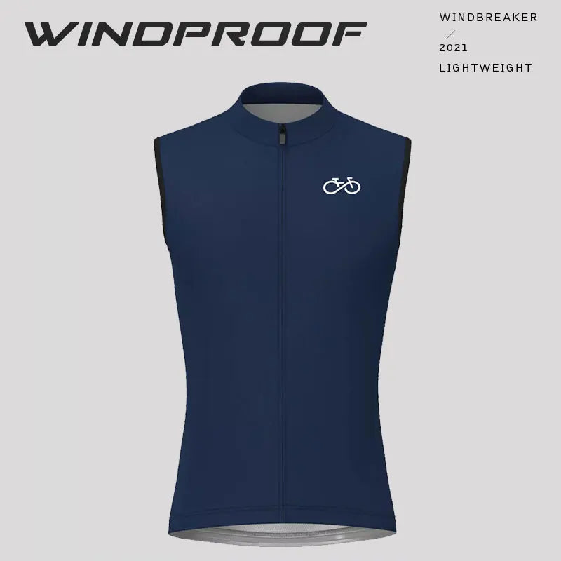 Bike Team Summer Cycling Vest Sleeveless Windproof Bicycle Vest MTB Bike Tops Racing Gilet Ropa Ciclismo Lightweight Bike Jacket