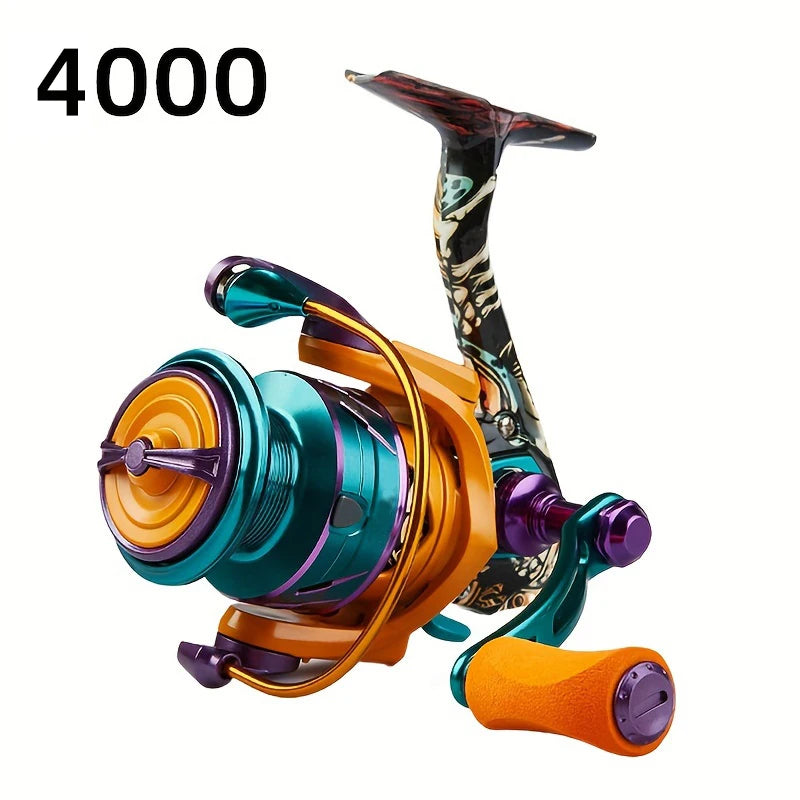 BILLINGS HA Spinning Reel, 22LB Max Drag,5.2:1 Gear Ratio,Metal Spool,CNC Rocker,Spinning Fishing Reel For Fresh Salt Water