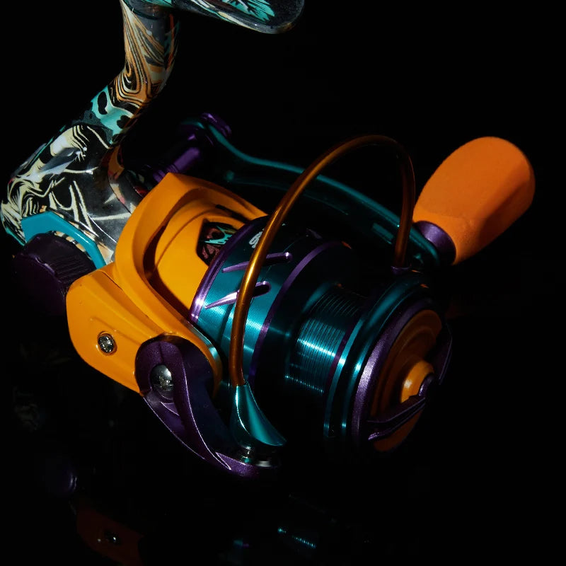 BILLINGS HA Spinning Reel, 22LB Max Drag,5.2:1 Gear Ratio,Metal Spool,CNC Rocker,Spinning Fishing Reel For Fresh Salt Water