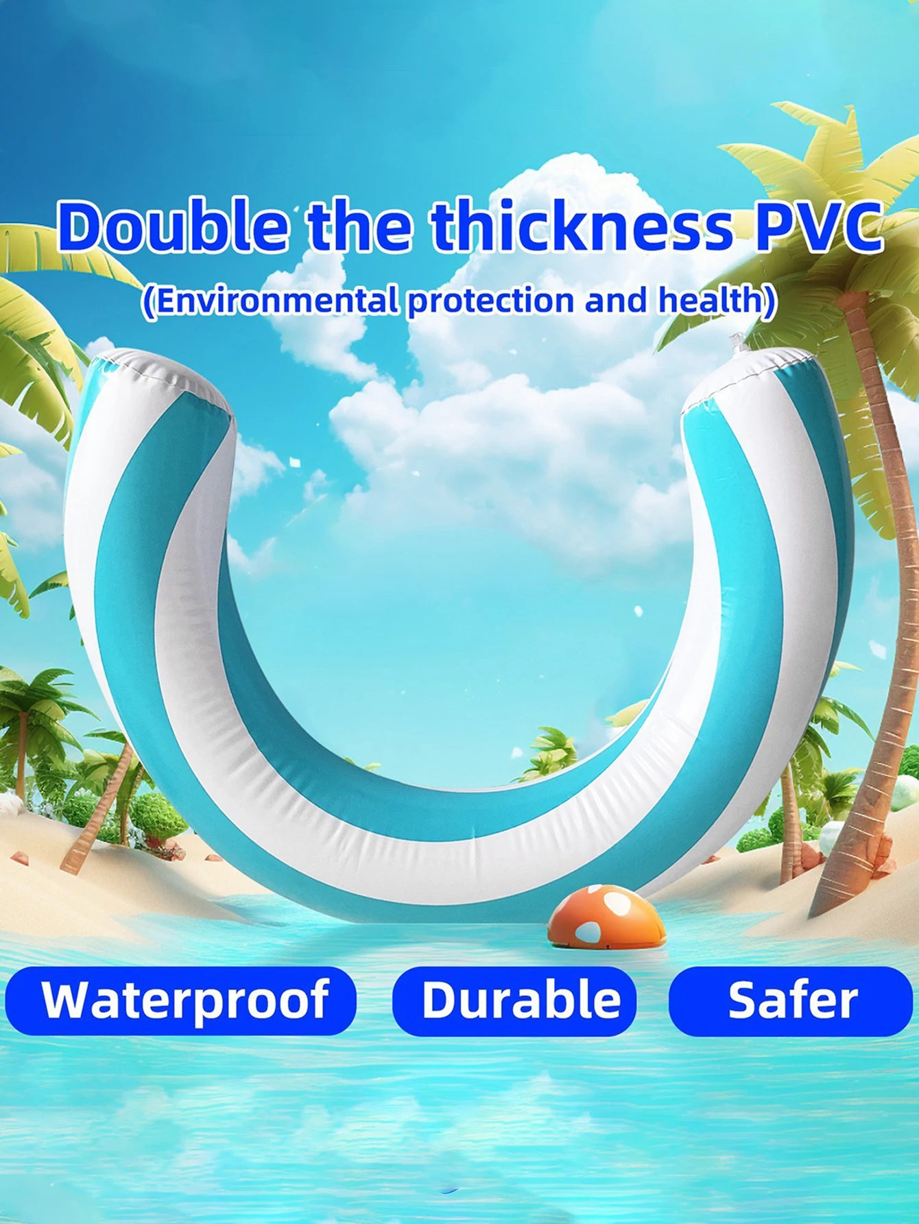 PVC Swimming Ring, Inflatable Arc swimming Pool float