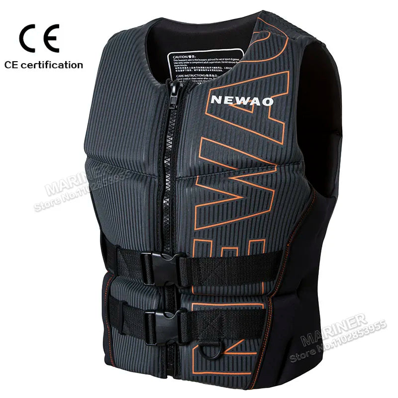 Impact Vest Wakesurf Comp Vest CE Approved Neoprene Life Jacket Wake Surfing But Great for All Other Watersports Activities