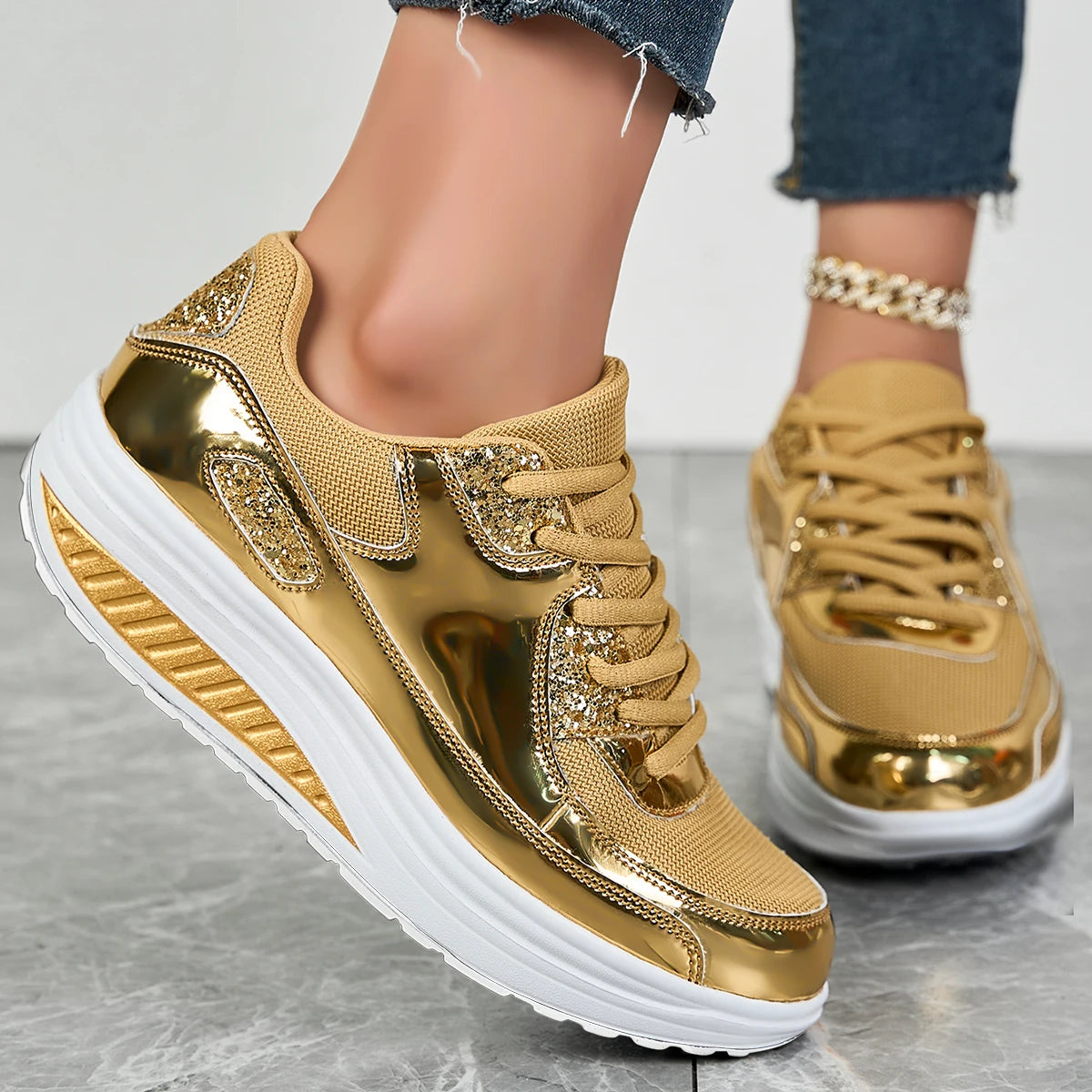 Sneakers for Women Orthopedic Sneakers Walking Shoes for Women, Lightweight Casual Tennis Sneakers Air Running Shoes Tennis