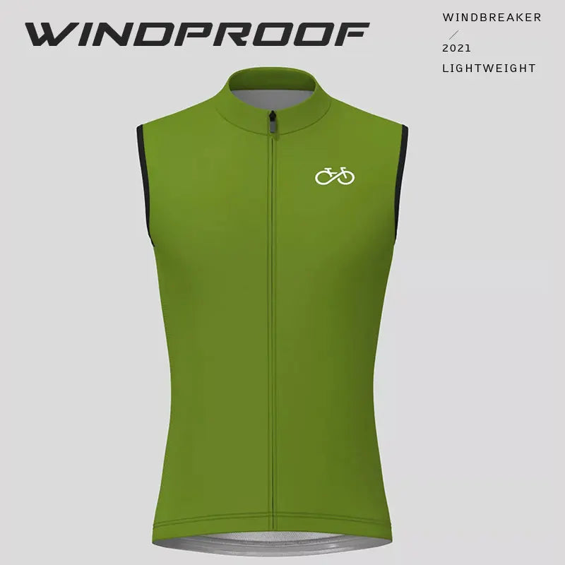 Bike Team Summer Cycling Vest Sleeveless Windproof Bicycle Vest MTB Bike Tops Racing Gilet Ropa Ciclismo Lightweight Bike Jacket