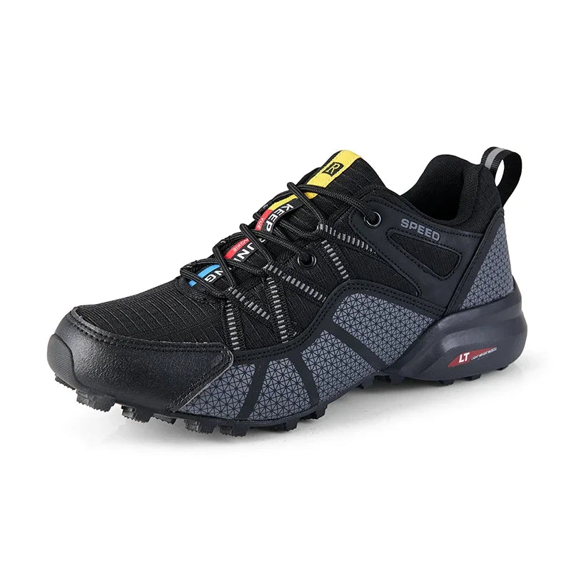 Men Women Hiking Shoes Waterproof Outdoor Trainers Lace-up Climbing Trekking Sneakers Mountain Walking Hunting Tactical Sneakers