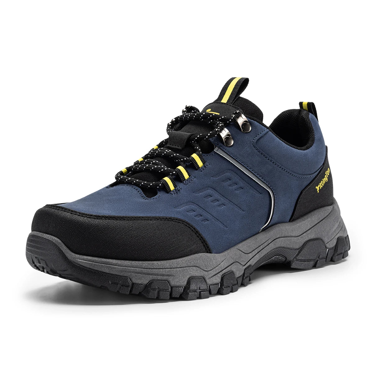 Fittington Men'S Hiking Shoes Outdoor Mountaineering Sports Shoe Cushioning Non-Slip Lightweight Strong Grip Casual Sneakers