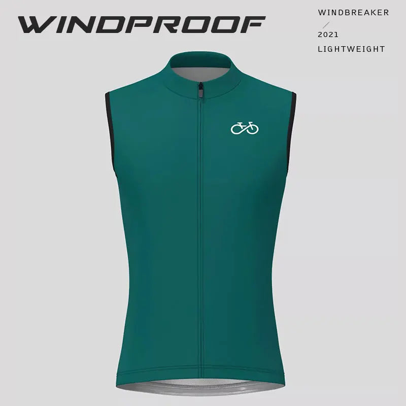 Bike Team Summer Cycling Vest Sleeveless Windproof Bicycle Vest MTB Bike Tops Racing Gilet Ropa Ciclismo Lightweight Bike Jacket