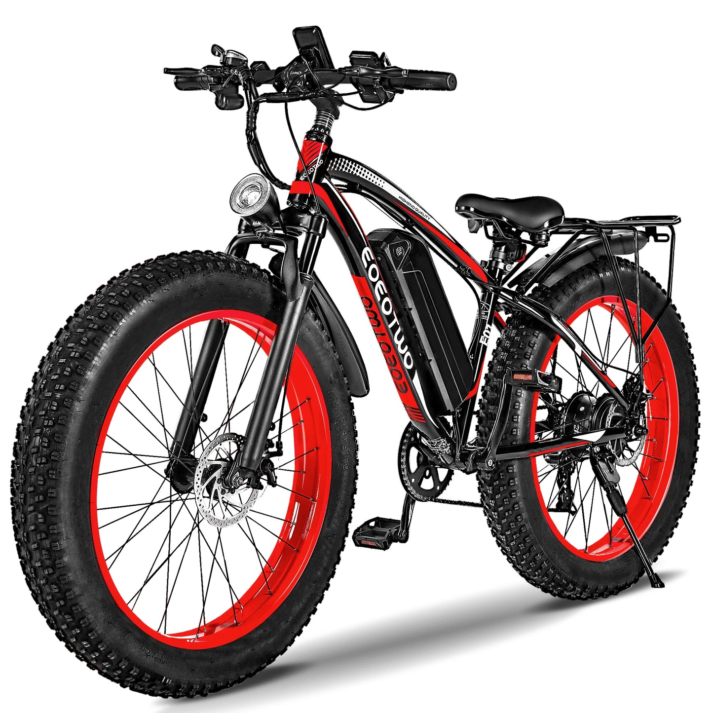 EOEOTWO Electric Bike for Adults,1500W Peak Ebike,34MPH 60Miles Electric Mountain Bike,26'' Fat Tire Electric Bicycle,7 Speed