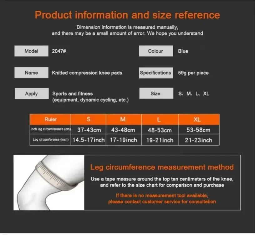 Knee Brace Compression Knee Pads Support Gym Sports Protector Basketball Volleyball Run Fitness Equipment Knee Protection