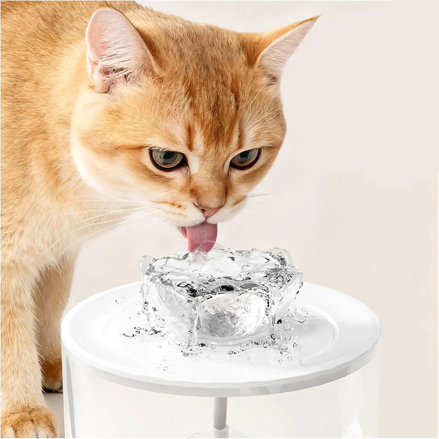 Cat Fountain For Drinking Electric Large Capacity Anti-Slip Automatic Cat Water Dispenser For Small Medium Large Breeds Bedroom