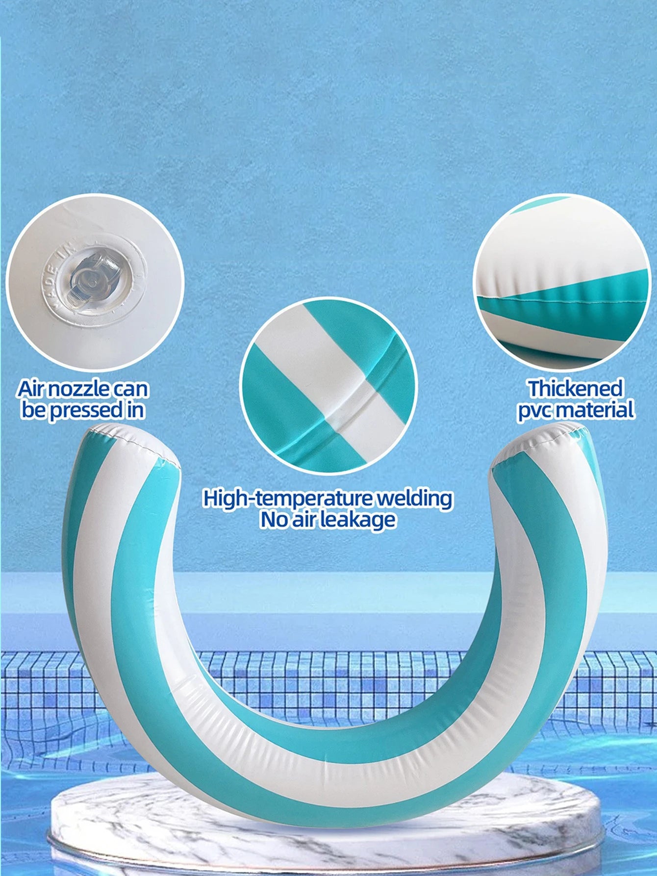 PVC Swimming Ring, Inflatable Arc swimming Pool float