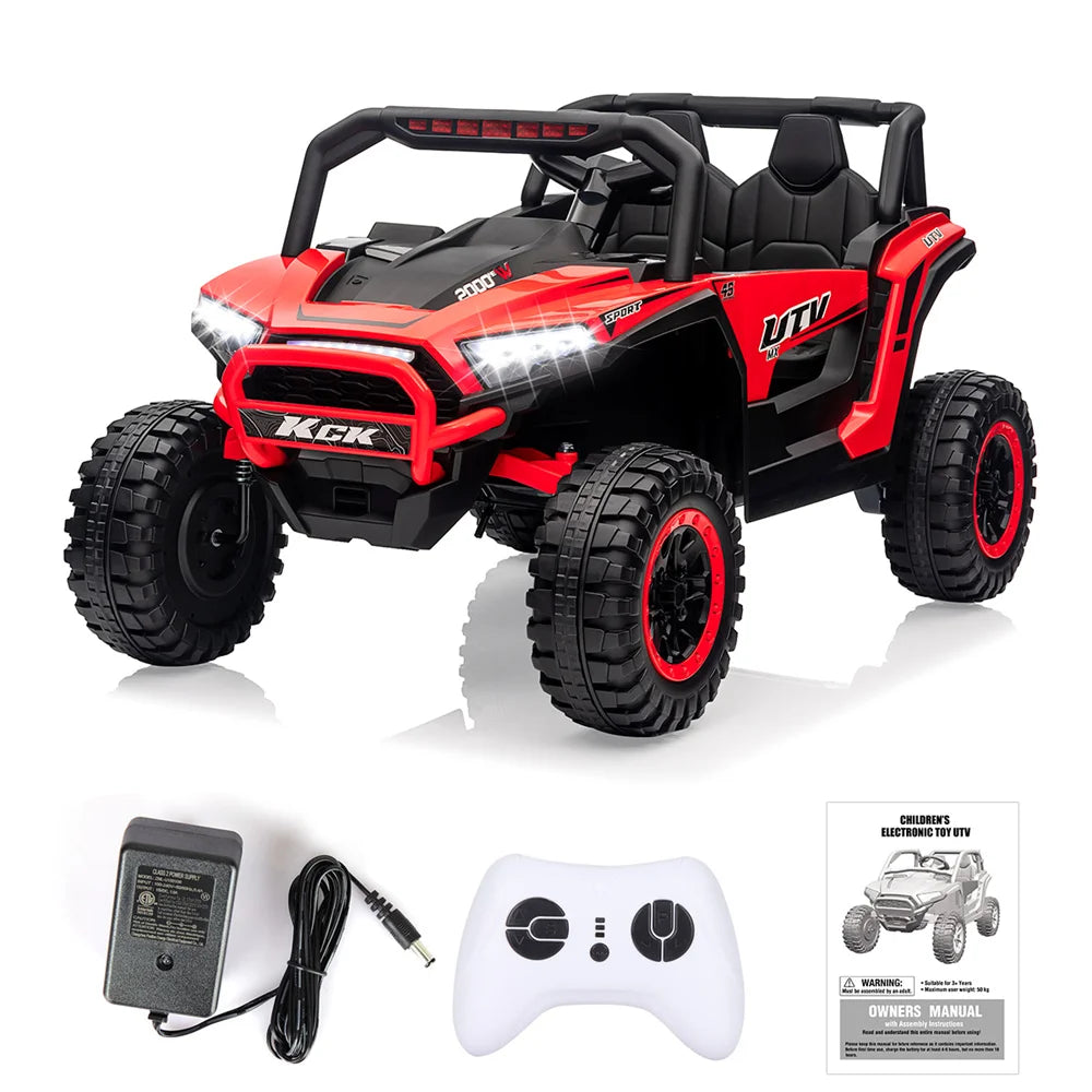 12V Kids Ride On UTV Car for Kids Electric Car Toys 4 Wheeler Off-Road W/Remote  Battery Powered Equipped with Music