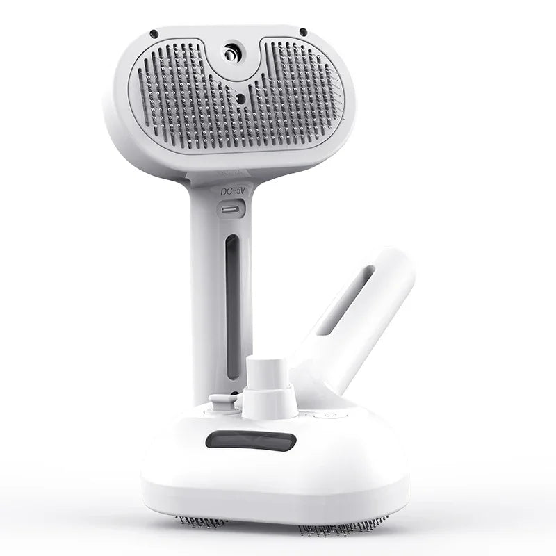 ROJECO Pet Comb Steam Brush For Cat Dog Electric Hair Brushes Hair Remove Wireless Cat Hair Rstraighte Comb Pet Cleaner Supplies