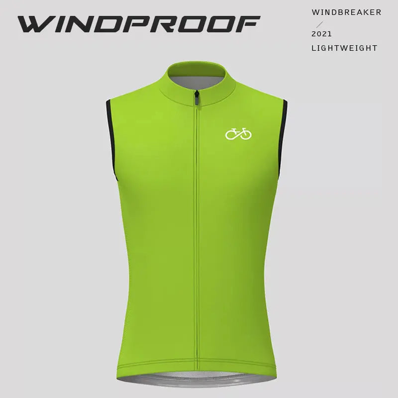 Bike Team Summer Cycling Vest Sleeveless Windproof Bicycle Vest MTB Bike Tops Racing Gilet Ropa Ciclismo Lightweight Bike Jacket
