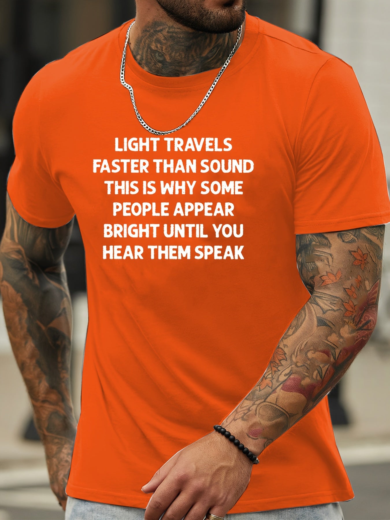 Summer Men'S Fashion Patterned Short-Sleeve T-Shirt