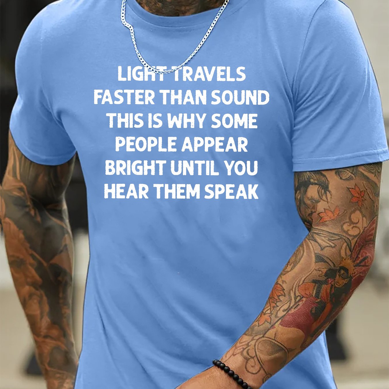 Summer Men'S Fashion Patterned Short-Sleeve T-Shirt
