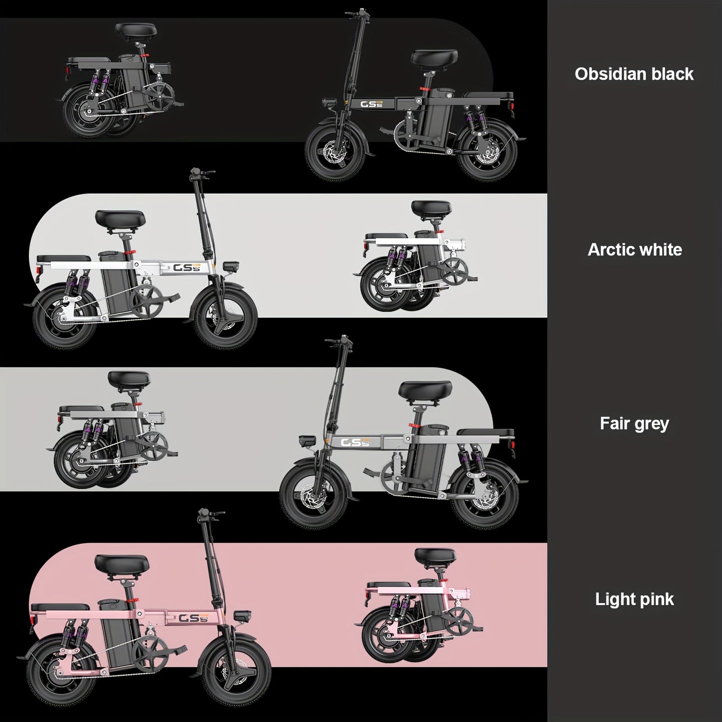 Uplee Peak Power 500W Electric Bicycle for Adults, 20MPH with Full Shock Absorption for a Comfortable Ride, Available with 48V8AH/10AH/15AH/17.5AH Batteries, Offering a Range of 10-35 Miles. Features a 14'' Tubeless Off-Road