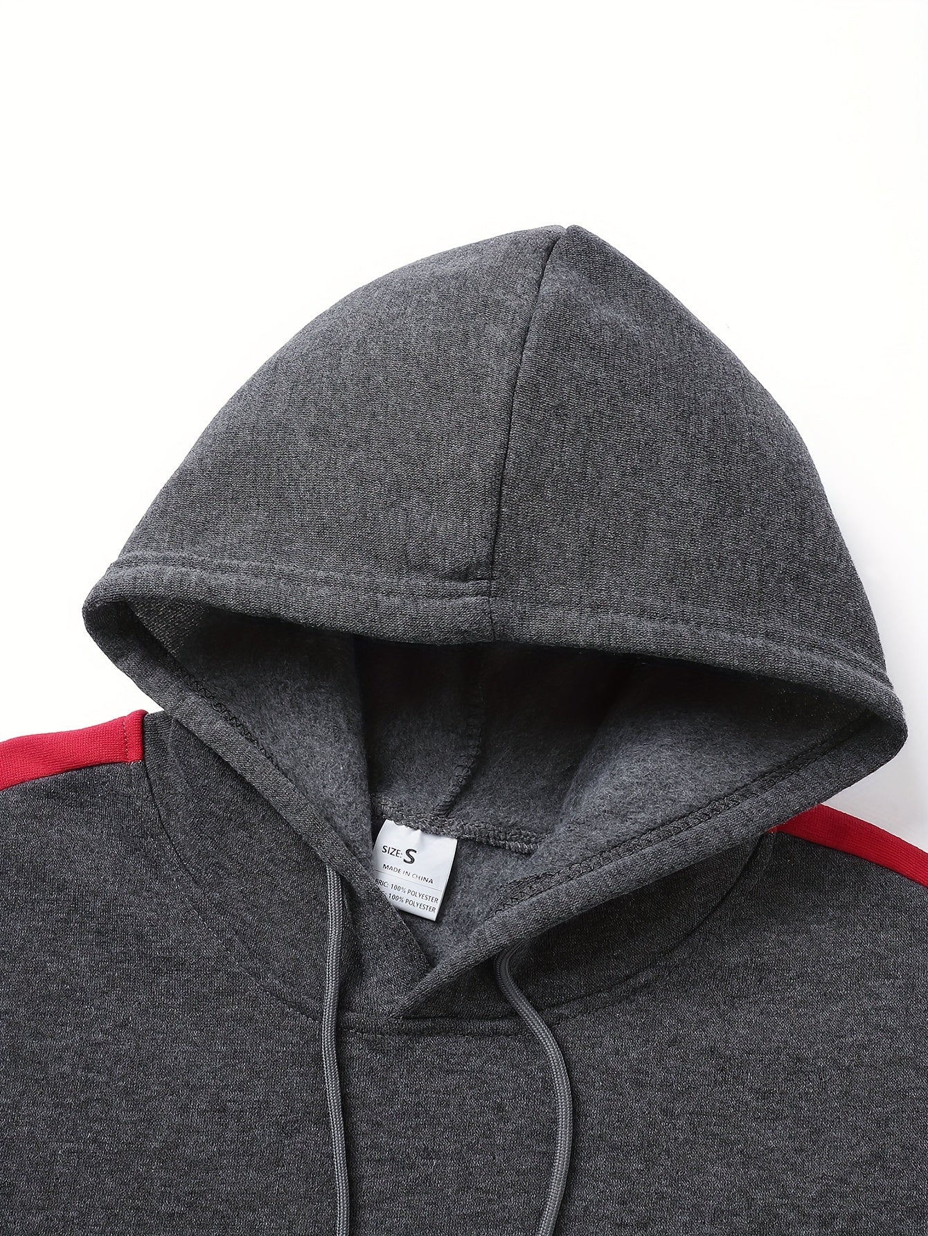 Europe and the United States Men's long-sleeved hoodie two-piece fashion casual sports suit Men's patchwork hoodie