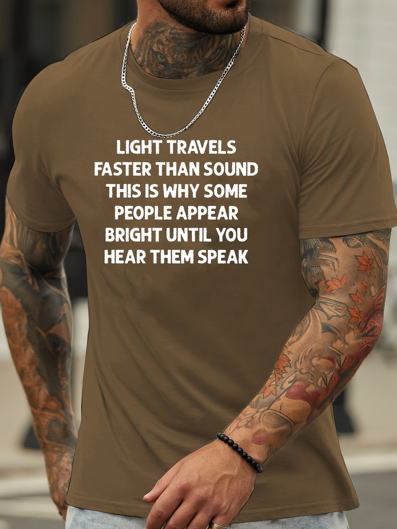 Summer Men'S Fashion Patterned Short-Sleeve T-Shirt