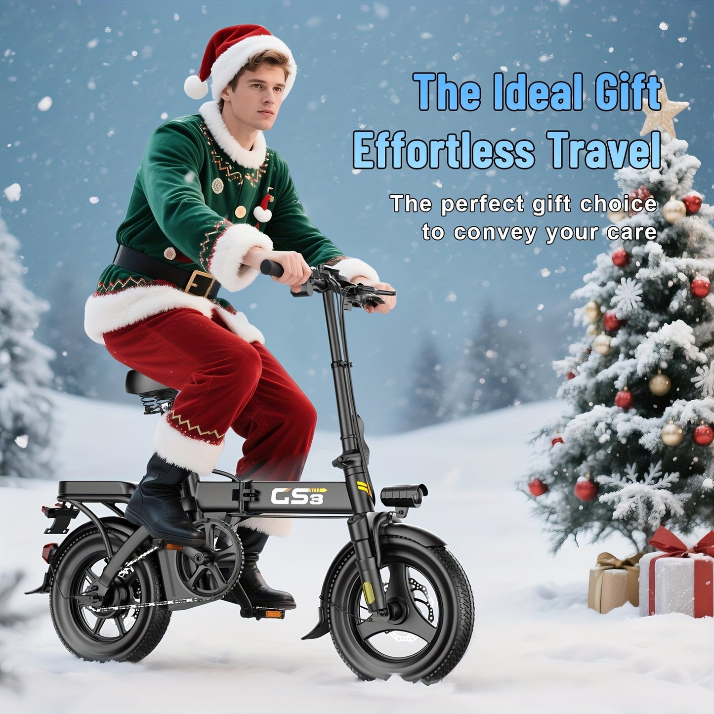 Adult Electric Bicycle, 500W Motor, 20 Miles Per Hour, 10-35 Miles Of Range, 48V 8AH/10AH/15AH Battery, Mini Folding Electric Bicycle, Lightweight Adult Electric Bicycle, Suitable For Urban Commuting, Christmas Gift For Teena