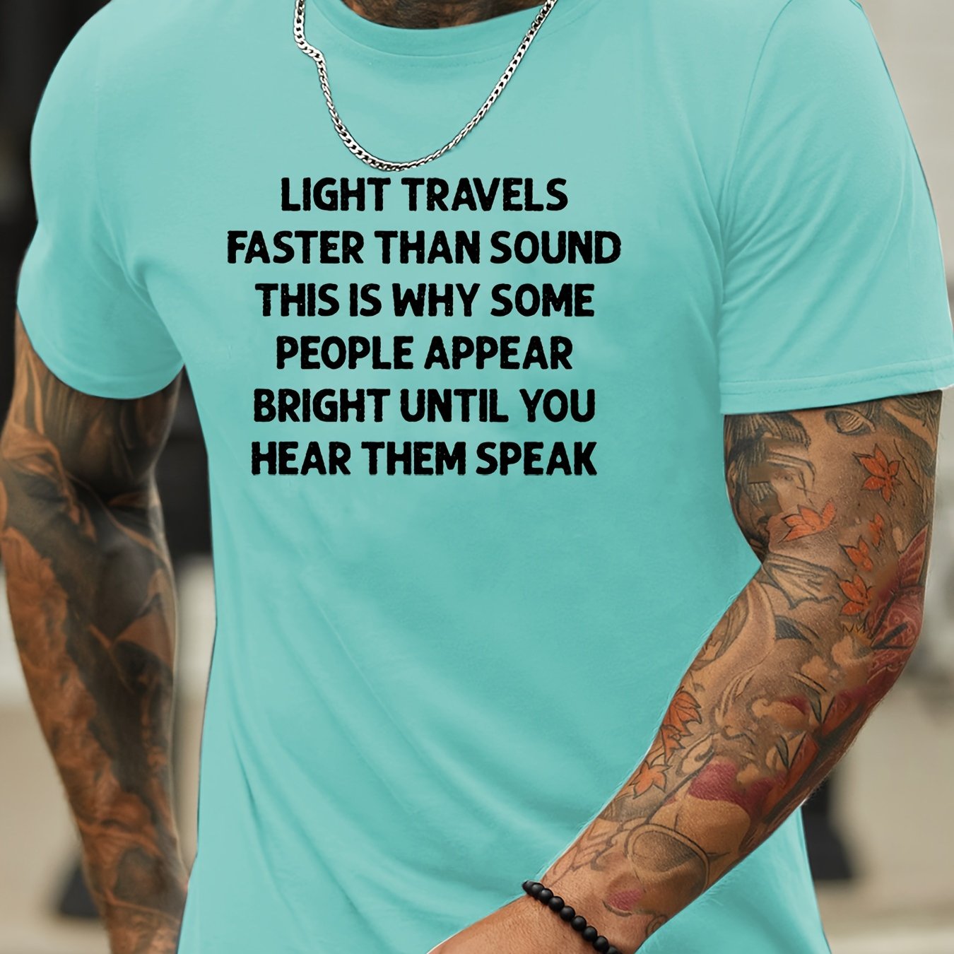 Summer Men'S Fashion Patterned Short-Sleeve T-Shirt